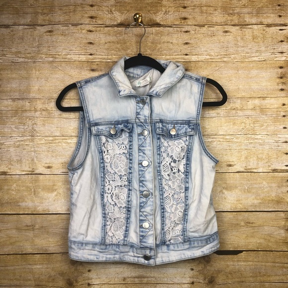 love, Fire Jackets & Blazers - Love fire jean vest love, Fire Jackets & Blazers - Love fire jean vest